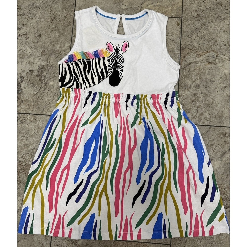 Hileelang Girls Zebra Dress NWT 5T